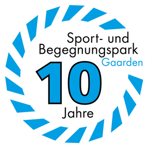Logo 10 Jahre Sport- und Begegnungspark Gaarden