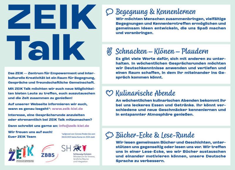 Flyer ZEIK Talk